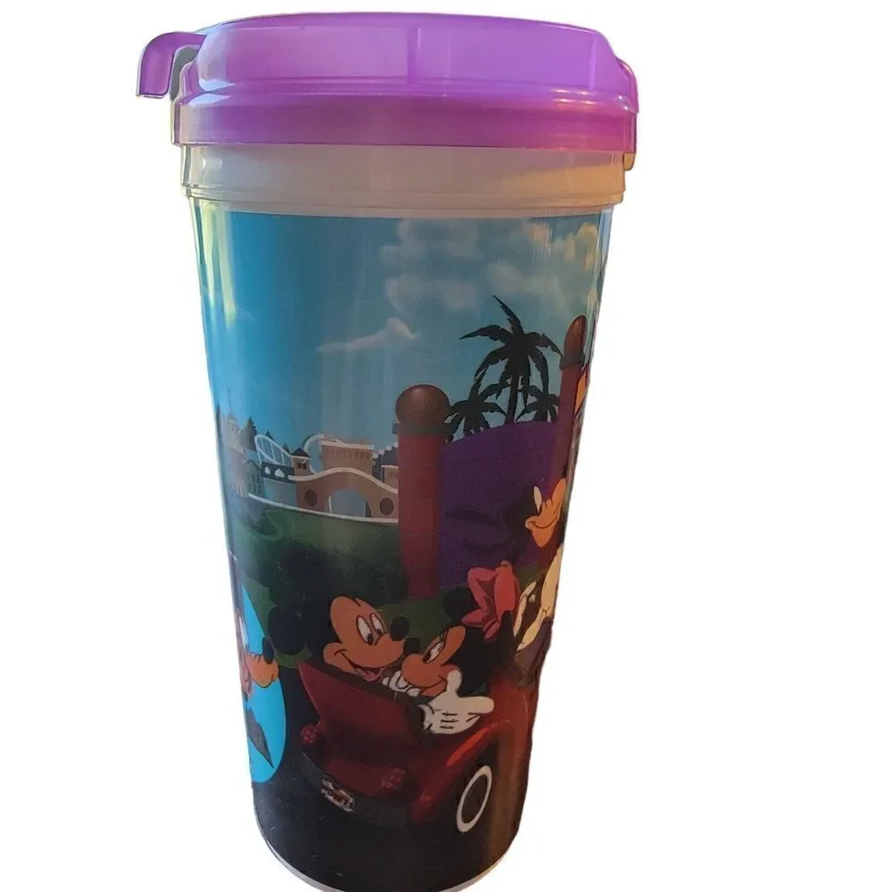 Disney Parks Whirley Drink Works! Mickey Mouse Plastic Drink Mug Cup Souvenir - Picture 2 of 7